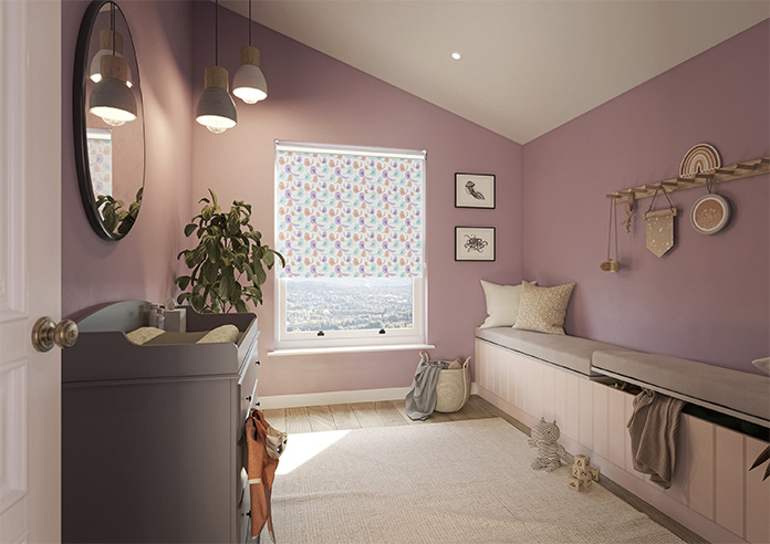 Bright Birds, Corals - Twist&Fit Roller Blind - Image 7
